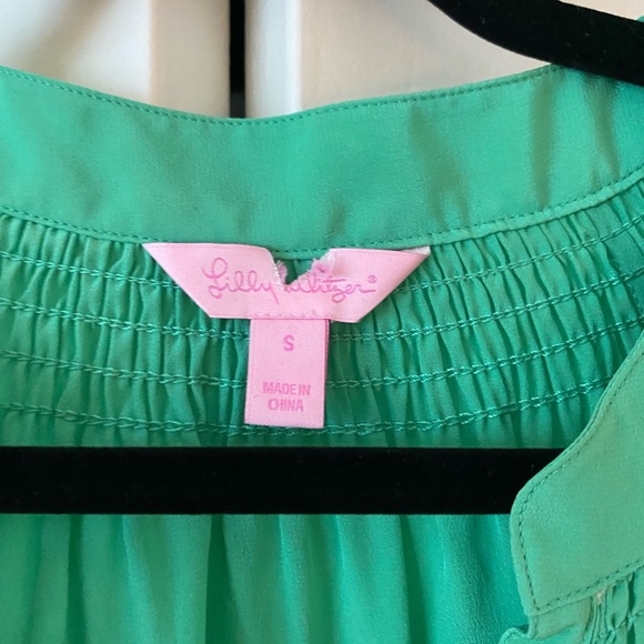 Green Lilly Pulitzer Elsa Top (Size S) - Picture 3 of 3